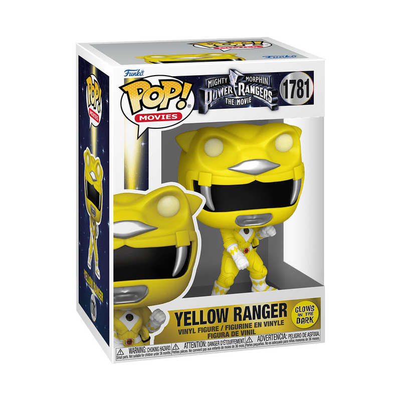 Yellow Ranger Funko Pop! vinyl figure in packaging