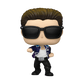 Funko Pop! vinyl figure with sunglasses and jacket on a white background