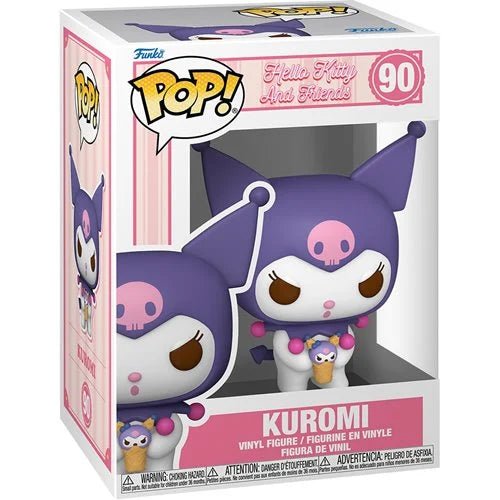 Funko Pop! vinyl figure of Kuromi in packaging with pink and white design
