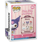 Funko Pop! Hello Kitty and Friends Kuromi blind box, featuring a white and pink box with Kuromi illustrated on the front, a 'Menu' display showing included characters, and the Funko Pop! logo.