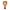 Figurine of a character wearing 3D glasses and holding popcorn, on a white background