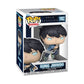 Funko POP! Solo Leveling Sung Jinwoo #1982 anime collectible vinyl figure displayed in the official window box with detailed character styling.