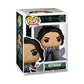Funko Pop! vinyl figure packaging of Kitana from Mortal Kombat with branding and character illustration.