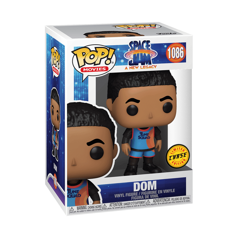 Funko Pop! Movies vinyl figure of Dom from The Basketball Tournament, number 1086, in its original window box packaging.