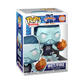 Funko Pop! Movies Space Jam 1088 Wet/Fire vinyl figure in its original window box packaging, featuring a light blue ice-like version of Fire from Space Jam holding a basketball.