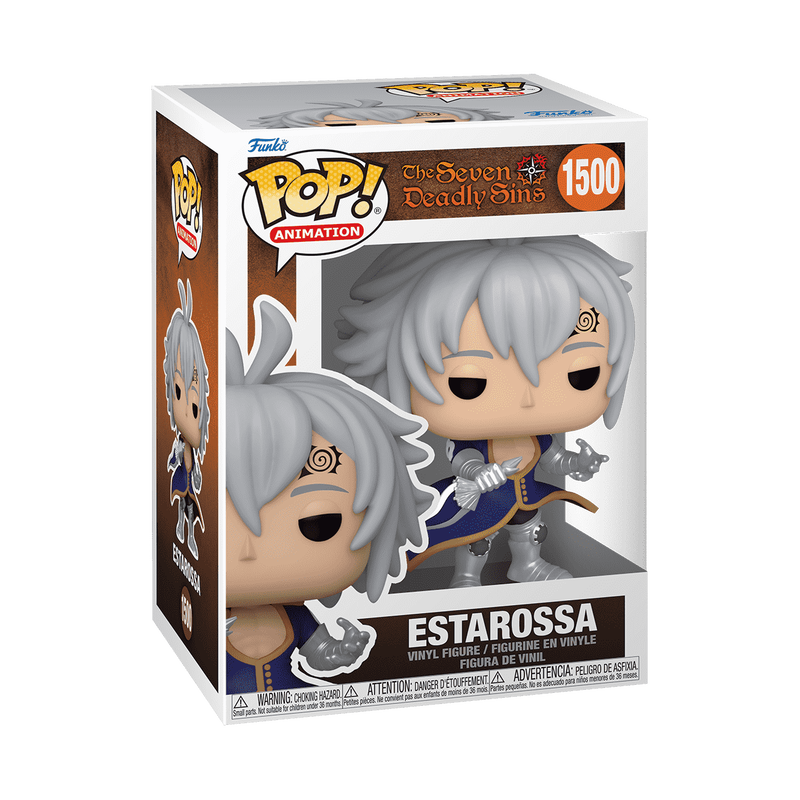 Funko POP! The Seven Deadly Sins Estarossa #1500 anime collectible vinyl figure displayed in the official window box with detailed character styling.