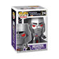 Funko Pop! vinyl figure packaging of Megatron from Transformers on a white background