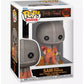 Funko Pop! Movies 'Trick or Treat 1956' vinyl figure of Sam with Pumpkin, shown in its original window box packaging.