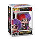 Funko Pop! Heroes packaging featuring Harley Quinn, with visible branding and product number.