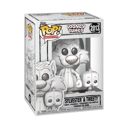 Funko Pop! packaging featuring Sylvester and Tweety from Looney Tunes, 2013 edition.