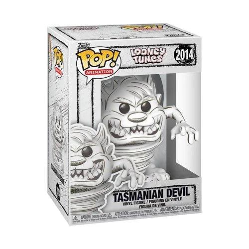 Funko Pop! Tasmanian Devil figure packaging from Looney Tunes, 2014.