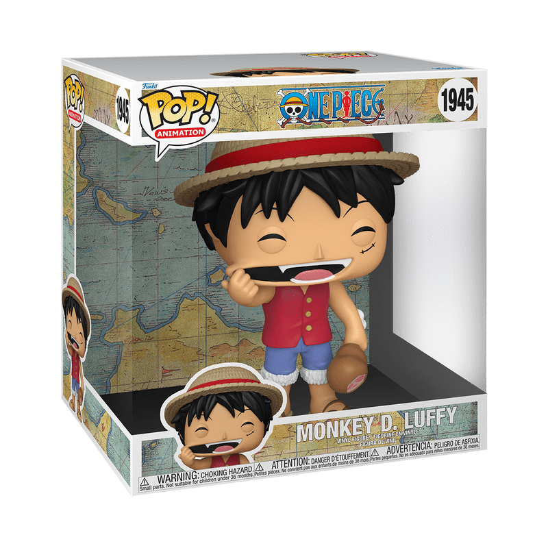 One Piece Monkey D Luffy with Meat jumbo Funko POP figure number 1945