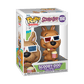 Funko Pop! packaging of Scooby-Doo with sunglasses and popcorn, on a white background