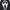 Halloween mask with a white face and black eyes and mouth on a black background