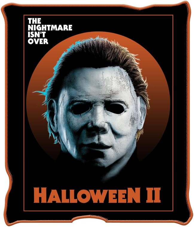 Halloween II Mike Mask Close Nightmare 45" x 60" Fleece Throw - Leo's Treasure Box