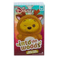 Disney 'Into the Woods' vinyl plush packaging with a character in a forest-themed design.