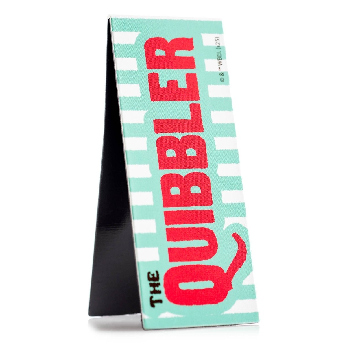 Teal book with red text 'The Quibbler' on a white background