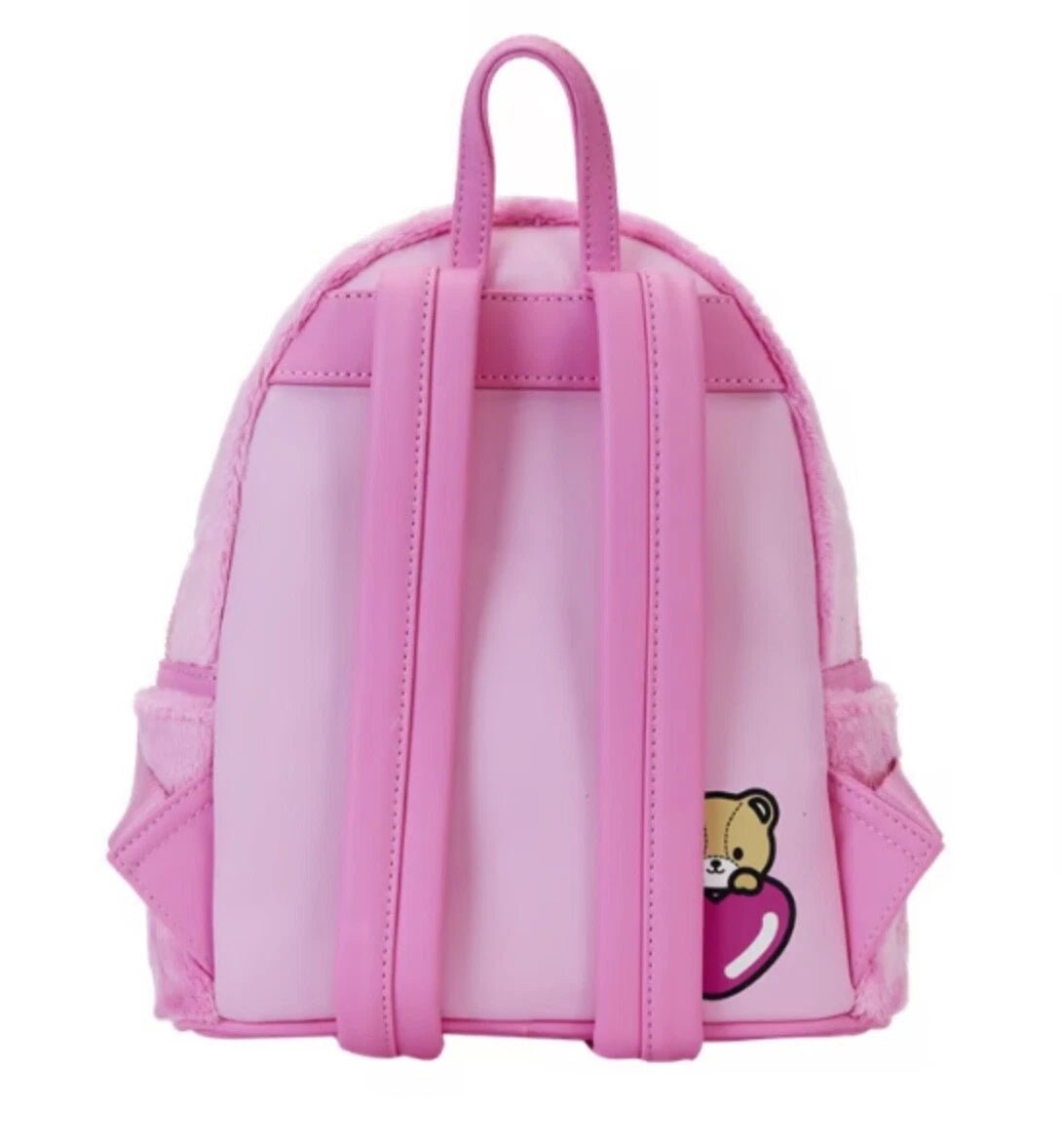 Sanrio mini backpack with Hello Kitty dressed in bear-themed plush design

