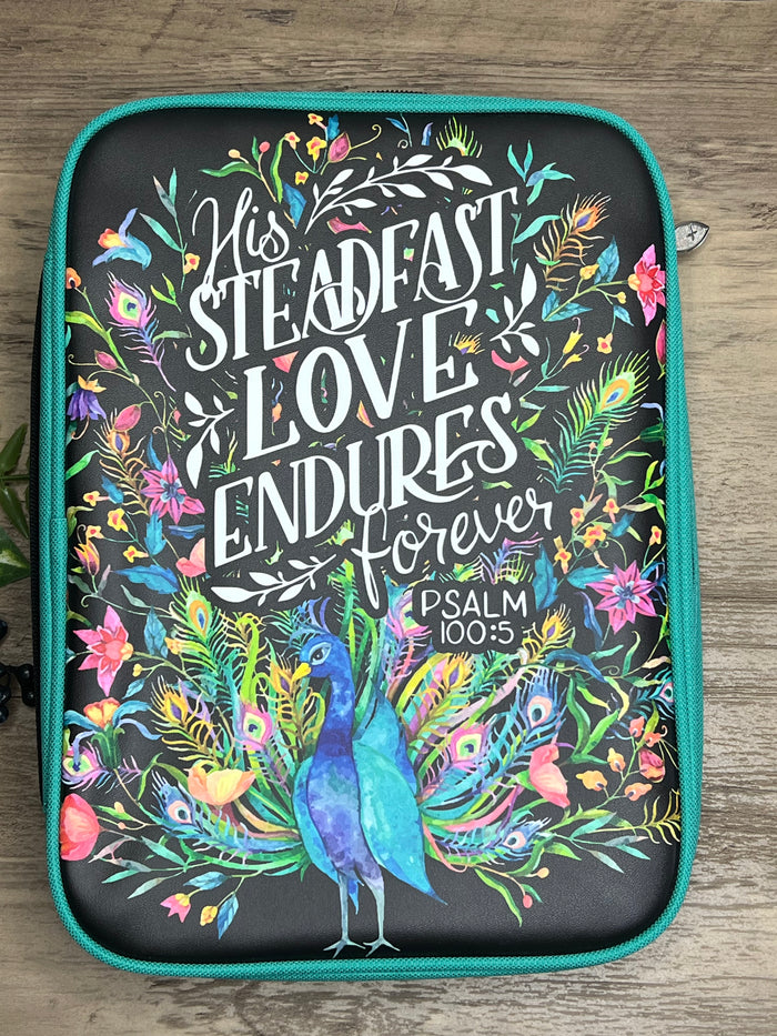 His Steadfast Bible Cover - Leo's Treasure Box