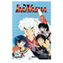 InuYasha Volume 5 manga book cover by Rumiko Takayashi, featuring the main characters against a light blue patterned background with the title &