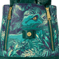 Jurassic World Velociraptor jungle-themed drawstring backpack with glow effect


