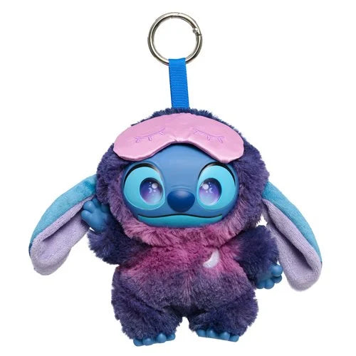 Plush keychain with character design on a white background