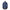 Blue backpack with cartoon character pattern on a white background