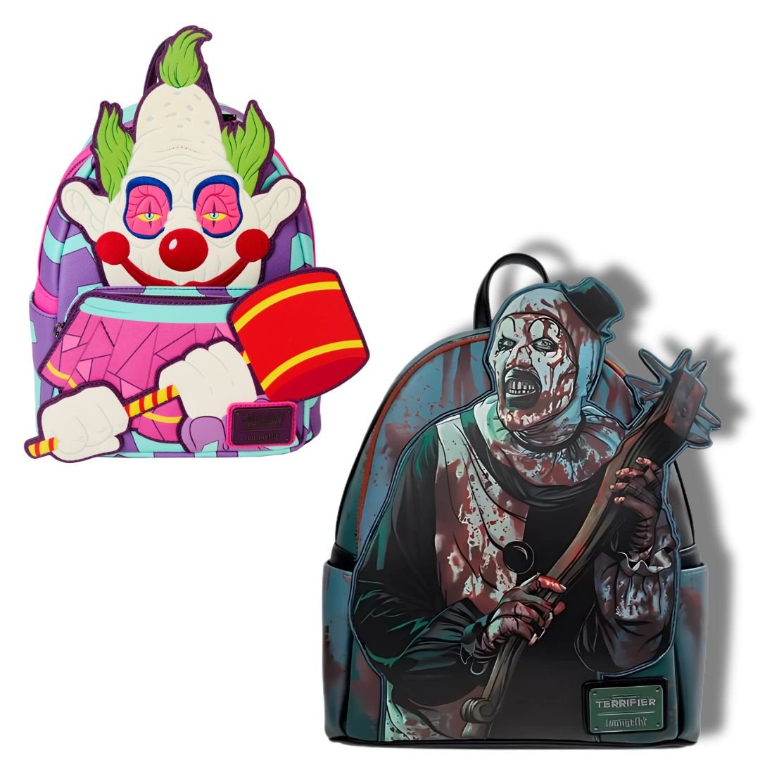 Loungefly Terrifier Art the Clown And Loungefly Killer Klown Bundle