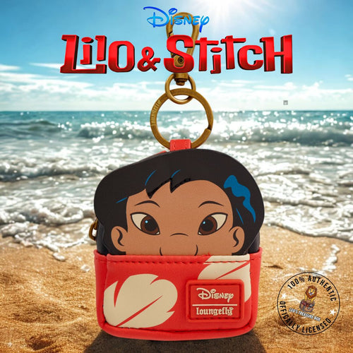 Loungefly Disney Lilo Keychain Mini Backpack Charm - Leo's Treasure Box