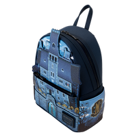 Longefly Wednesday Nevermore Academy Castle Glow Mini Backpack