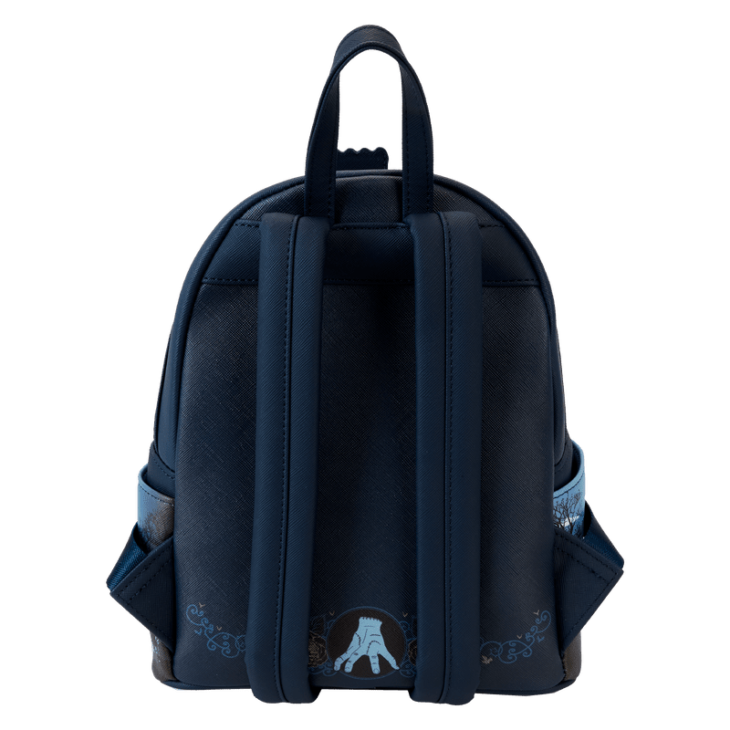 Loungefly Wednesday Nevermore Academy Castle Glow Mini Backpack - Leo's Treasure Box