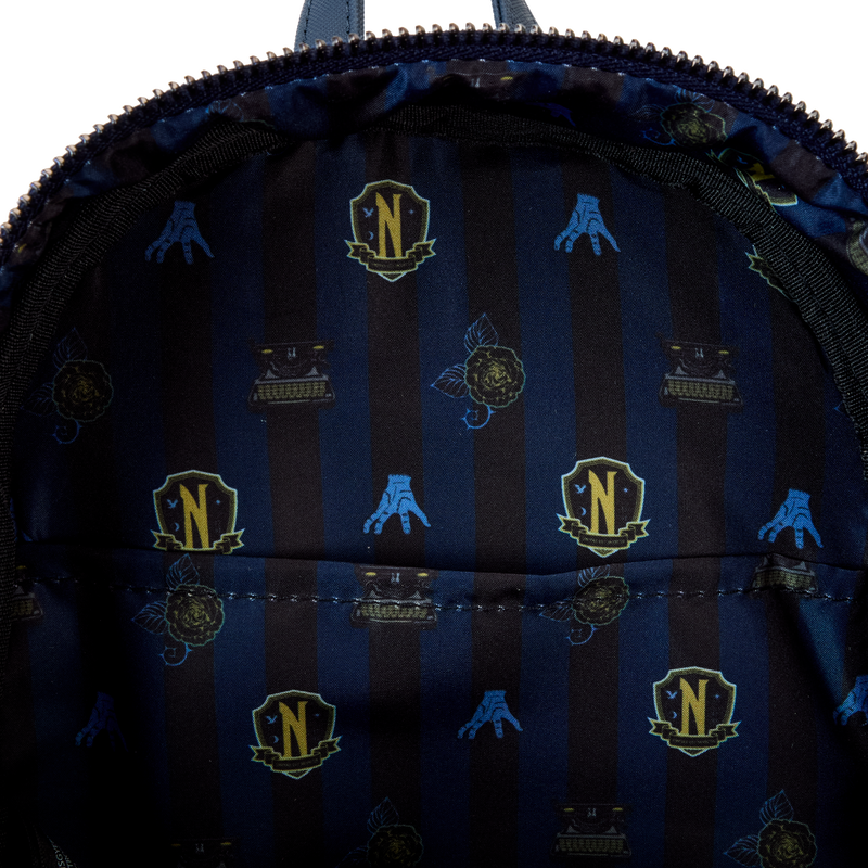 Loungefly Wednesday Nevermore Academy Castle Glow Mini Backpack - Leo's Treasure Box