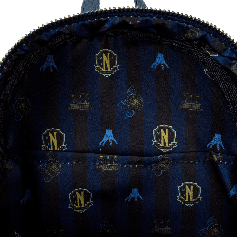 Loungefly Wednesday Nevermore Academy Castle Glow Mini Backpack - Leo's Treasure Box