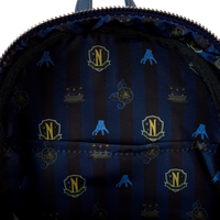 Loungefly Wednesday Nevermore Academy Castle Glow Mini Backpack - Leo's Treasure Box