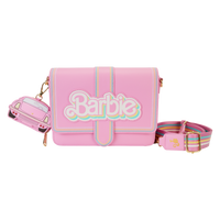 Loungefly Barbie 65th Anniversary Logo Crossbody Bag with Coin Bag