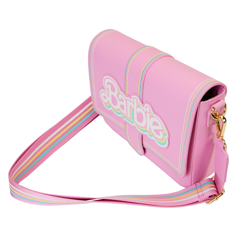 Loungefly Barbie 65th Anniversary Logo Crossbody Bag with Coin Bag