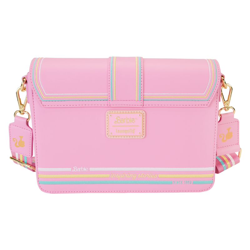 Loungefly Barbie 65th Anniversary Logo Crossbody Bag with Coin Bag