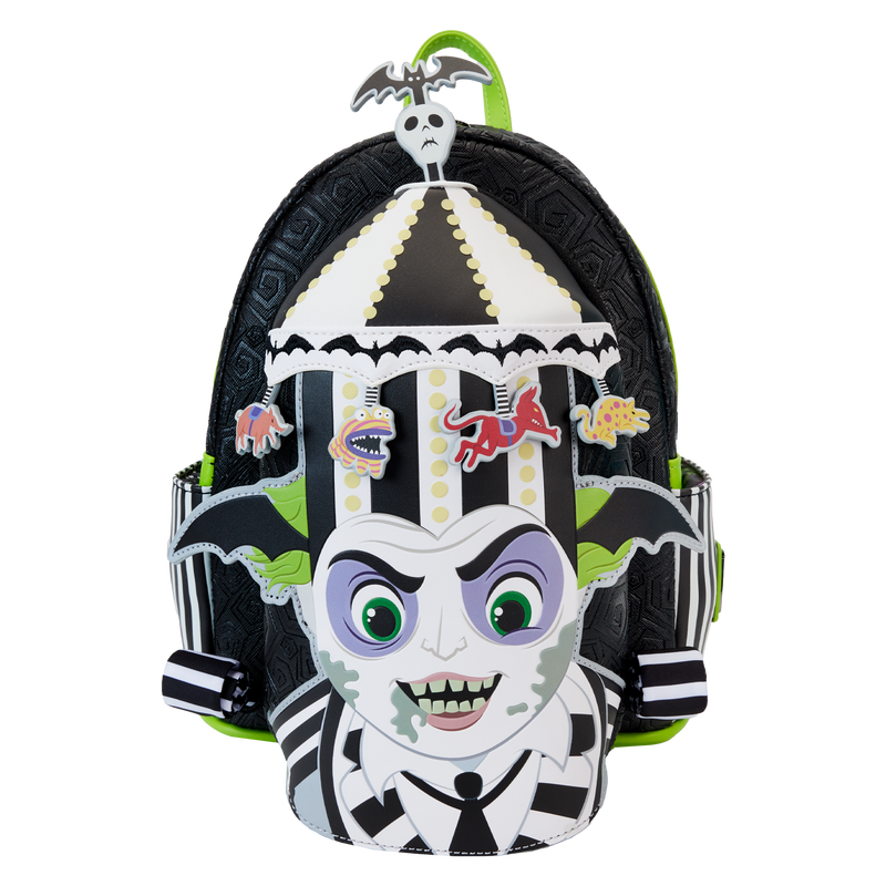 Loungefly Beetlejuice Carousel Hat Light Up Cosplay Mini Backpack - Leo's Treasure Box