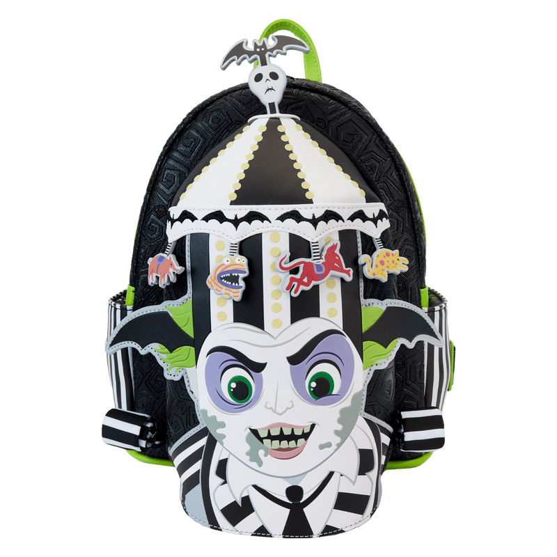 Loungefly Beetlejuice Carousel Hat Light Up Cosplay Mini Backpack - Leo's Treasure Box
