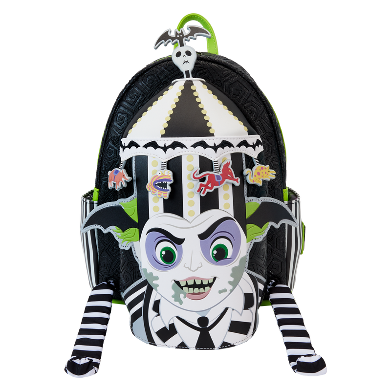 Loungefly Beetlejuice Carousel Hat Light Up Cosplay Mini Backpack - Leo's Treasure Box