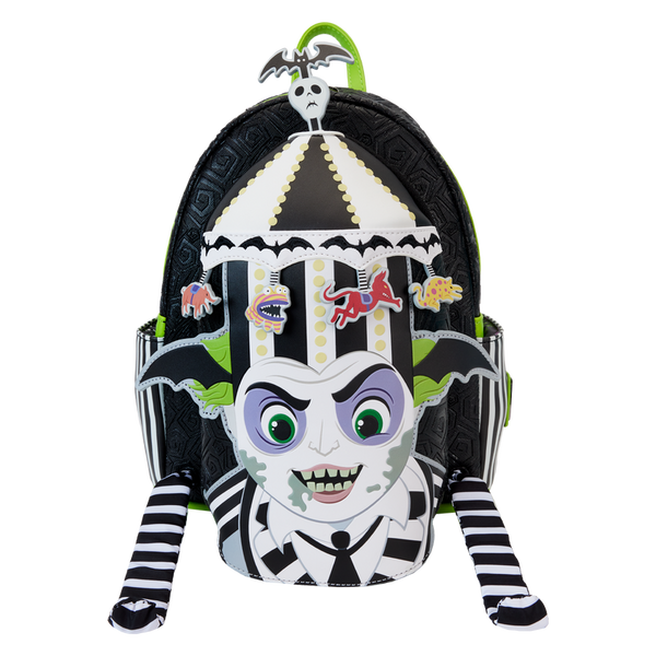 Loungefly Beetlejuice Carousel Hat Light Up Cosplay Mini Backpack - Leo's Treasure Box