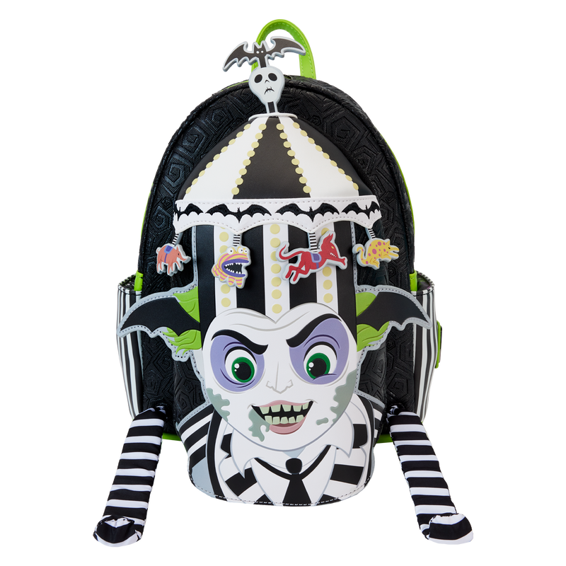 Loungefly Beetlejuice Carousel Hat Light Up Cosplay Mini Backpack