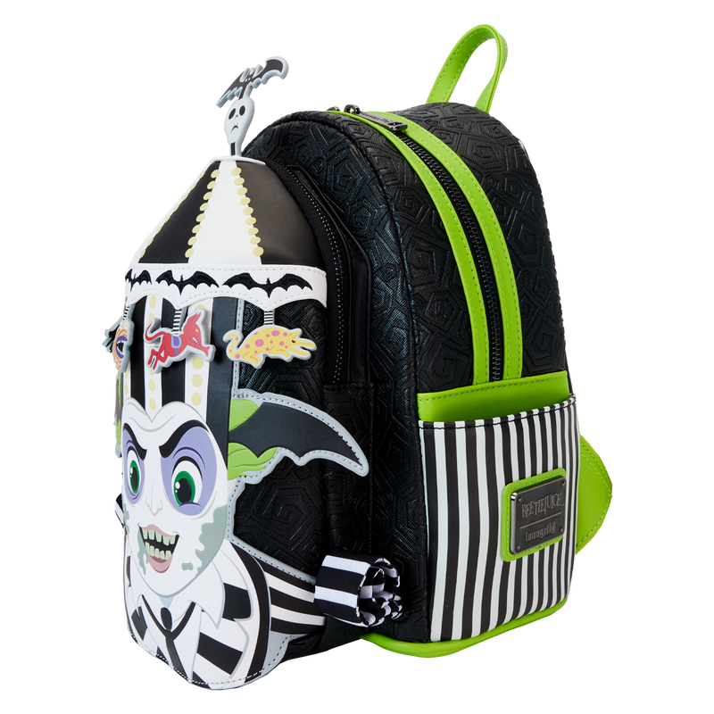 Loungefly Beetlejuice Carousel Hat Light Up Cosplay Mini Backpack - Leo's Treasure Box