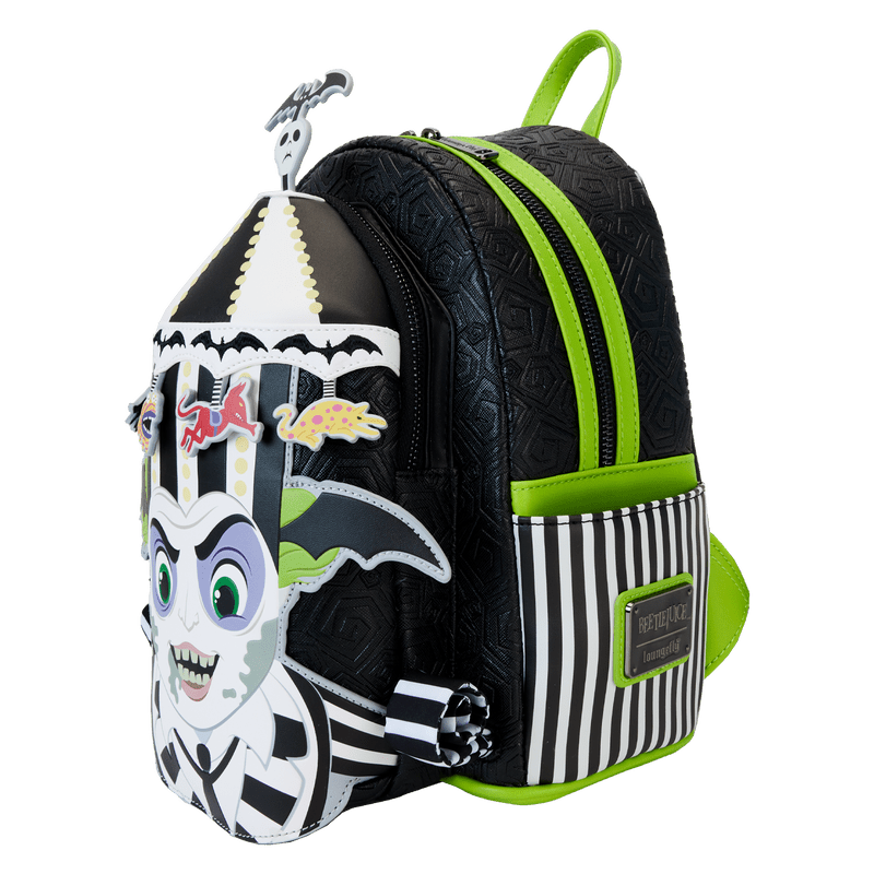 Loungefly Beetlejuice Carousel Hat Light Up Cosplay Mini Backpack - Leo's Treasure Box