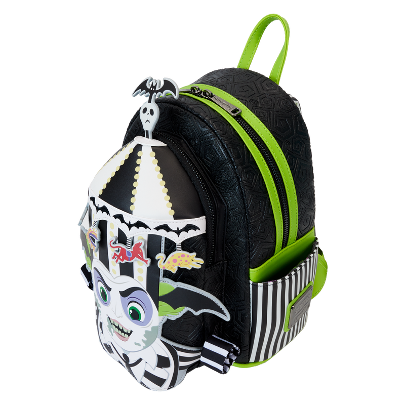 Loungefly Beetlejuice Carousel Hat Light Up Cosplay Mini Backpack - Leo's Treasure Box