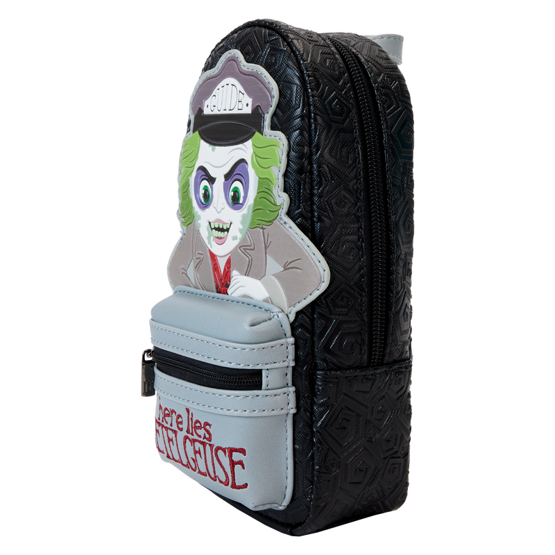 Loungefly Beetlejuice Here Lies Betelgeuse Tour Guide Mini Backpack Pencil Case - Leo's Treasure Box