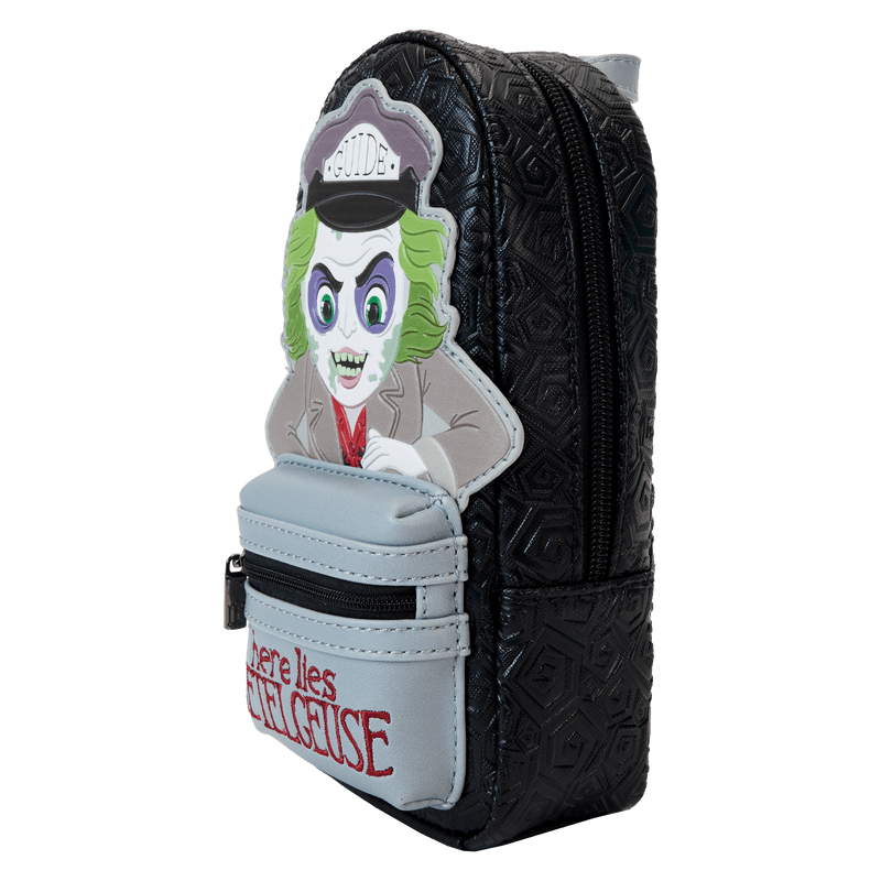 Loungefly Beetlejuice Here Lies Betelgeuse Tour Guide Mini Backpack Pencil Case - Leo's Treasure Box