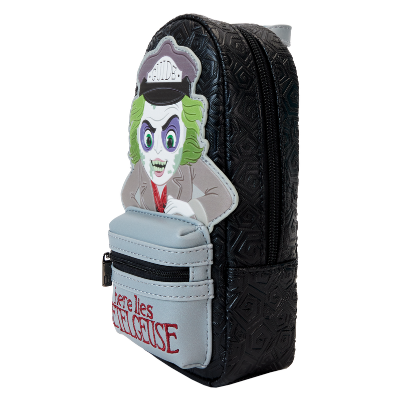 Loungefly Beetlejuice Here Lies Betelgeuse Tour Guide Mini Backpack Pencil Case