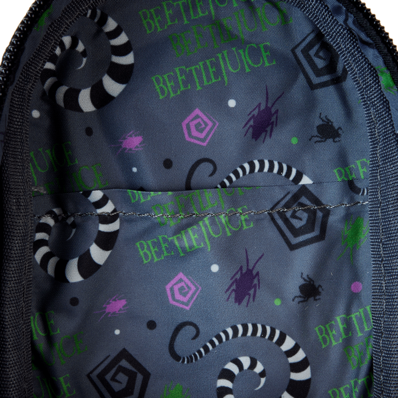 Loungefly Beetlejuice Here Lies Betelgeuse Tour Guide Mini Backpack Pencil Case - Leo's Treasure Box