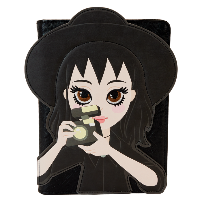 Loungefly Beetlejuice Lydia Deetz Cosplay Refillable Stationery Journal - Leo's Treasure Box